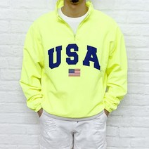 반즈 남녀공용 봄 여름 형광 USA 성조기 차이나 바람막이 아노락3color