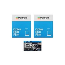 폴라로이드 컬러 필름 600 원스텝 2팩, 2 Pack
