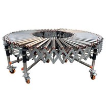 콘베어로라 전동 구동 롤러 컨베이어 360도 O형 벨트, 600mm 스테인리스 스틸 O벨트(길이 1m