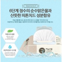 부드럽고 순한 아기물티슈 하늘선물 100매 캡형 (10개 20개) 피톤치드함유 소프트한 물티슈 신생아, 20개