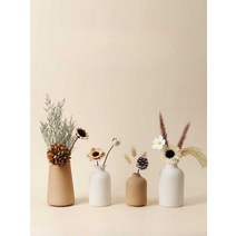 화분 모던 인테리어 심플 유럽식 토기 미니 예쁜화분, B-1set(꽃+병)아로마테라피+디퓨저플라워