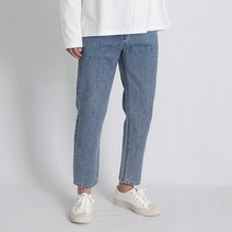 세미와이드 테이퍼드핏 9부 청바지 빅사이즈 중청 연청 진청 블랙