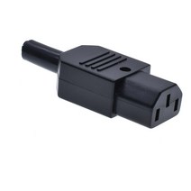 AC 플러그 250v10a IEC320 C13 C14 PDU UPS 유선 전원 콘센트 인라인 케이블 조립 전기 패널 설치 소켓, C14 BX-09_2PCS_3P