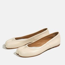 메종 마르지엘라 명품여성 23SS 아이보리 타비 플랫슈즈 S58WZ0042 P3753 T1003