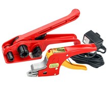 노끈 포장 소형 전동 밴딩기 택배 박스 자동 결속기, 텐셔너+핫멜트플라이어(패키지)