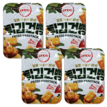 달콤바삭 튀김건빵 250g x 4개 추억의옛날과자 사무실탕비실스낵 회의실간식, 1개