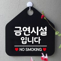 [바보사랑] 오픈 사무실 문 실내 걸이용 포맥스 화장실 금연 안내판 팻말 제작 286금연시, 옵션1:286금연시설입니다 / 옵션2:화이트판+문구그레이