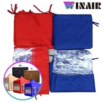 WINAIR 캐노피 천막 일반/투명 바람막이 1면, 바람막이 1면_투명, 4.5m, 블루