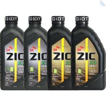 SK 지크제로 ZIC ZERO 0W30 0W20 0W16 1L 합성 가솔린 디젤 엔진오일, 1통, ZIC ZERO 0W-16 가솔린 1L