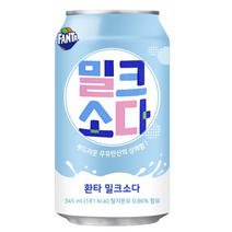 환타 밀크소다(암바사) 345ml, 24개