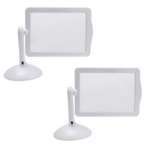 스탠드 대형 와이드프레임 핸즈프리 스탠드 자바라형 책상돋보기 독서 확대경, 단품