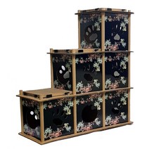 고양이 스크래쳐 블랙 숨숨집 CT-40B