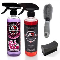AD 오토브라이트 퍼플레인 3.0 500ml 휠 철분 제거제 차량 제거 휠세정제 크리너 클리너 휠브러시, A-2 퍼플레인 3.0 500ml 세트