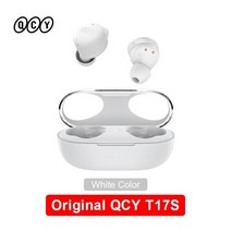 앤커 사운드코어 qcy t17s 블루투스 이어폰 aptx qualcomm bluetooth5.2 tws 무선 이어버드 음성 지원 터치 컨트롤 헤드폰 지원 앱, qcy t17s 화이트