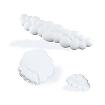 SAVITA 927190 마우스패드 키보드 클라우드 손목 받침대 밴드 인체공학적 팜 컴퓨터 노트북 사무용 게임용