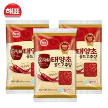 해표 순창궁 태양초 골드 고추장 450g, 3개입