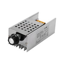케이스 AC 220V 6000W SCR 전압 레귤레이터 컨트롤러 전자 주차 온도 조절기 속도 규정 금형, 하나, 은