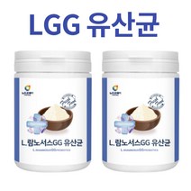 엘지지 L람노서스GG 피부면역 코 유산균 락토바실러스 프락토올리고당 장내유익균 230g, 2통 460g