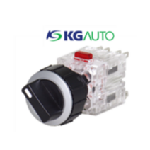 KG-AUTO 셀렉터 스위치 22파이 KDS-QP2M1 KDP-Q2R1 KDS-Q3M2 KDS-Q3R2 (2단 3단 수동/자동) 원형 고급매입형, KDS-Q3R2(2a 2b 3단 자동)