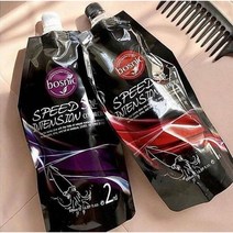 5분 퀵스피드 컬러크림 염색 오징어먹물 500ml, 보스닉 5분스피드-진한갈색(DARK BROWN)