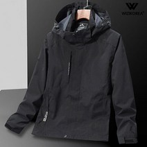 남녀공용 방수 바람막이 등산 자켓 간절기 점퍼 후드 WI114J
