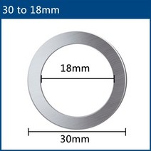 cmcp 2pcs 16mm 20mm 25.4mm 30mm 원형 톱날 환원 링 변환 링 절단 디스크 목공 도구 절단 와셔, 2pcs 30mm  18mm