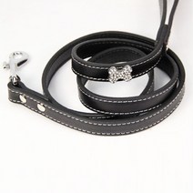 카니스 큐빅 포인트 블랙 PWY5350 목줄, S, 1개