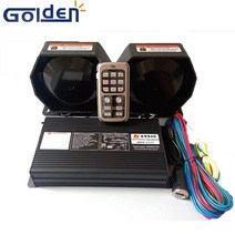 구급차 차량 무선 원격 제어 비상 사이렌 2 유닛 200W 스수확 DC12v, 한개옵션0