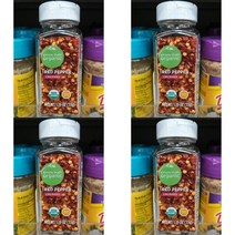 (미국마트) 심플트루스 레드 페퍼 향신료 33g 4팩 Simple Truth Organic pepper crushed 1.19oz(33g), 1개, 200ml