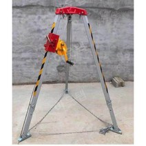 맨홀 구조용 삼각 도르래 공사장 지하터널 하수구, 1200파운드 윈치