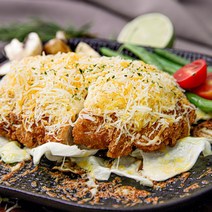 부엉이돈가스 눈꽃치즈 등심 돈가스 3봉 6개입 1080g 특제돈카츠소스 220g개, 220g