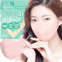 에어에이드 브이핏 국내생산 새부리형마스크 숨쉬기편한 일회용마스크 컬러마스크 중형 대형 마스크, 대형 피치베이지 50매