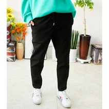 남자 빅사이즈 기모 스판 밴딩바지 테이퍼드핏 배기바지 42사이즈까지
