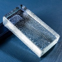 야외파티션 거실파티션 가벽인테리어투명 울트라 화이트 솔리드 유리 벽돌 사각형 할로우 크리스탈 베란다, 06 Orangepeelpattern(20