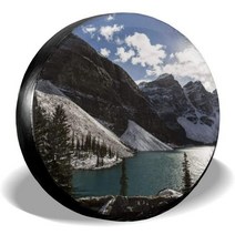 자동차 덮개 커버 RV 모터홈 보트 트레일러 캠핑카 밴 suv용 휠 비치 스페어 타이어 커버, 02 WHITE_03 16in