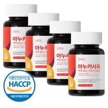 이탈리아 아누카 사과 추출분말 HACCP 식약처 인증 고함량80%, 60정, 4개