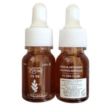 MISSHA 미샤 개똥쑥 앰플 10ml 수분 재생 아이 톤업 미백 주름 개선 피부과 영양 청소년 여드름 진정 여자 남자 생일 선물, 1, 본상품선택