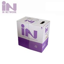 인네트워크 랜케이블 300M CAT5E UTP 박스 [IN-5UTP305MG], 회색