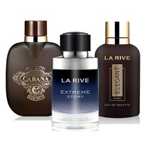 [La Rive] 라리브 베스트 남성향수 3종 카바나+엘레강스+익스트림 / 당일발송, 엘레강스90ml