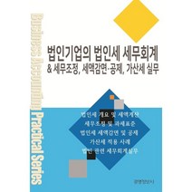 법인기업의 법인세 세무회계 및 세액감면 공제 & 가산세 실무, 경영정보사, 이진규 저