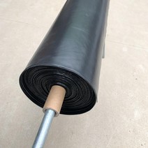 방수포 비닐 4 5 6 M 검정색 연못 방수 시트 덮개, 폭 4m  두께 12S  길이 1m