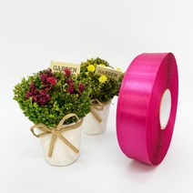 포장 리본 끈 제이제이리본 고밀도주자 40mm 50mm 76컬러 (길이 45M) 공단리본, 마젠타
