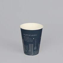 사무실커피컵 8온스 서울밤 종이컵 1000개, 단품