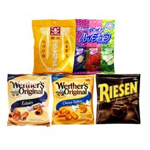 웨더스 카라멜&초코카라멜 모리나가캐러멜+하이츄버라이티3가지맛+이클레+리젠+츄토피 5종