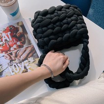 자이언트얀 빅얀 패브릭얀 루피 망고실 벨벳 가방만들기 핑거니팅, 벨벳자이언트얀(우유핑크)500g, 1개