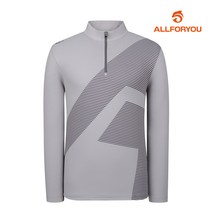 올포유 남성 반집업 티셔츠 AMTHK2101-509 G