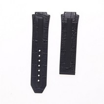 Hublot 위블로 시계 호환 가죽 루프 스트랩 레더 워치 밴드 시계줄 25x17mm