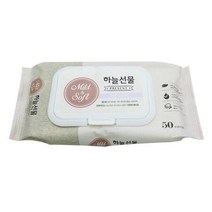 하늘선물 물티슈 캡형 50매, 상세페이지 참조, 상세페이지 참조