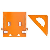 목공 호환 삼각형이 있는 4 인치 전기 원형 톱용 펀치 없는 절단기 하단 플레이트 30Cm, [01] 빨간, 01 빨간