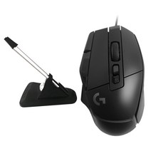 로지텍 G502 X 유선 게이밍 마우스 + 번지대, 블랙